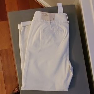 Cropped Cream Pants